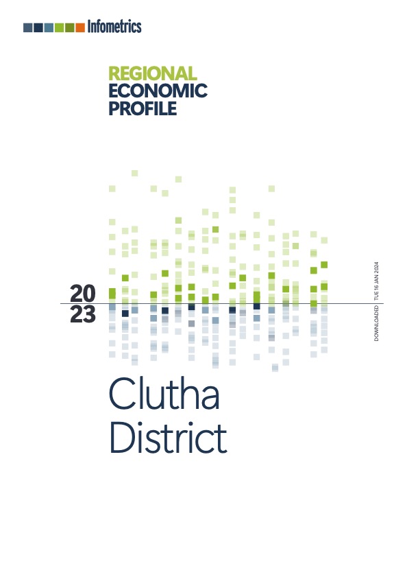 2024 01 16 CluthaDistrictRegionalEconomicProfile2023