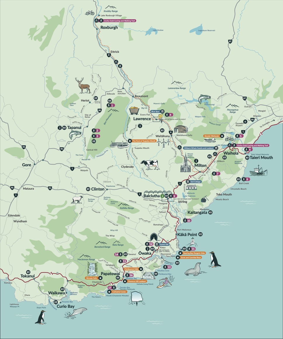 Clutha Map District